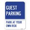 Signmission Guest Parking Heavy-Gauge Aluminum Rust Proof Parking Sign, 18" x 24", A-1824-23925 A-1824-23925 - alternate 1